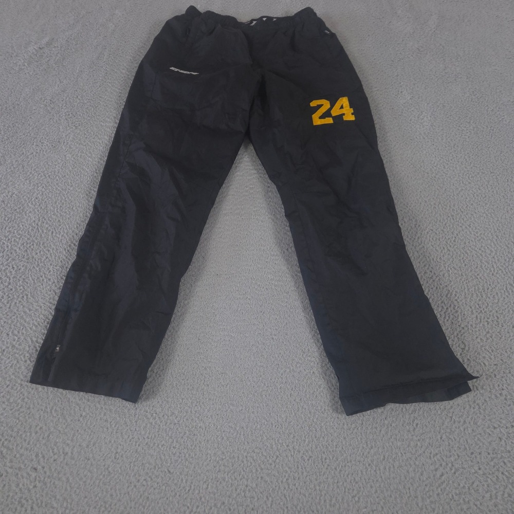 CCM Pants Kids Medium Black Hockey Tactical Cool‎ Pants Straight Leg Number 24